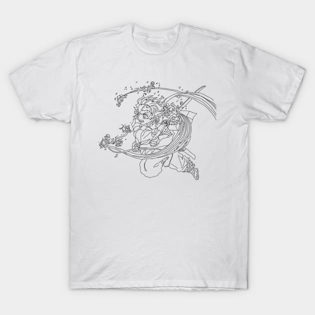 Kimetsu no yaiba T-Shirt by ILLANK MERCH